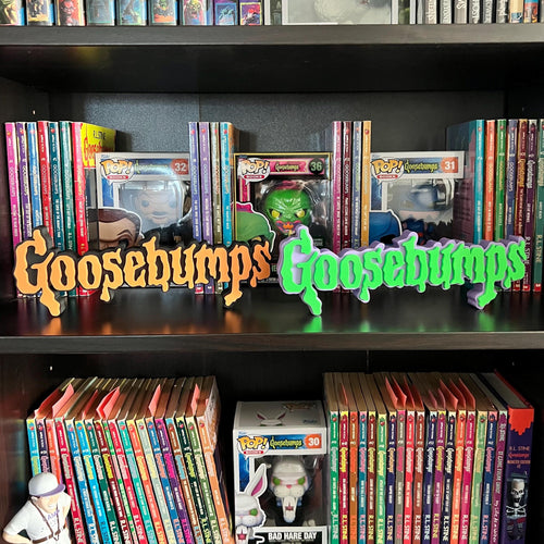 3D Printed Goosebumps Logo Sign | 90s Retro Horror Decor